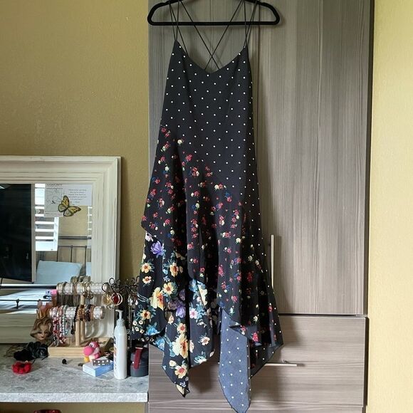 Few Moda Color-blocked Patterned Maxi Dress - Picture 12 of 16